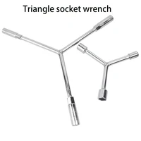 Triangular Socket Wrench Y-type Tri-fork Wrench Three-prong Wrench Bicycle Household Disassembly Tool Repair Tool 1