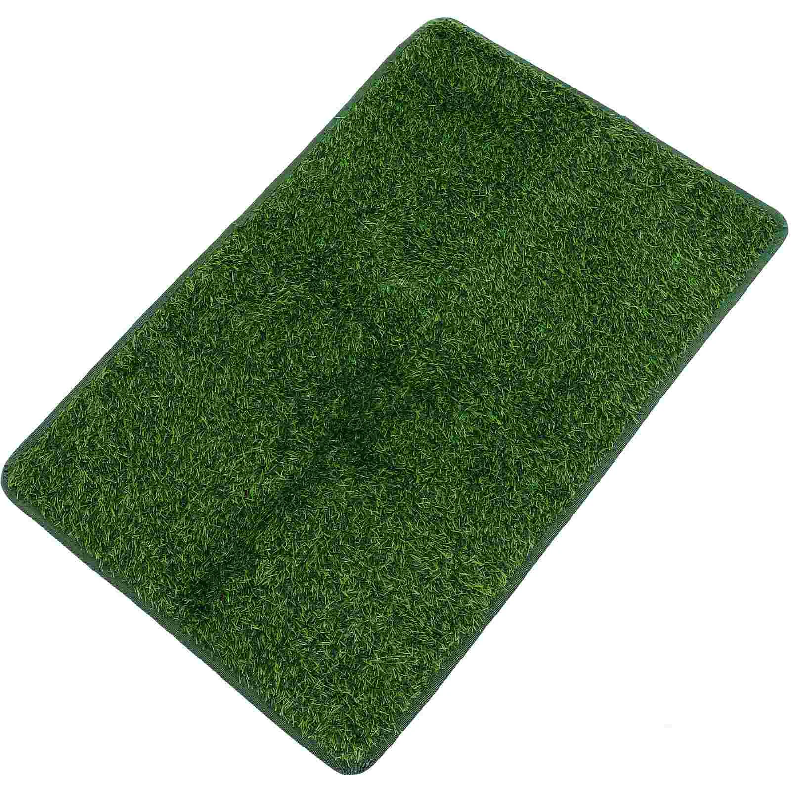 

Popetpop Turf Grass Dog Pad Washable Pet Pee Pads Artificial Patch Potty Training Mat Reusable Incontinence Bed Absorbing Pets