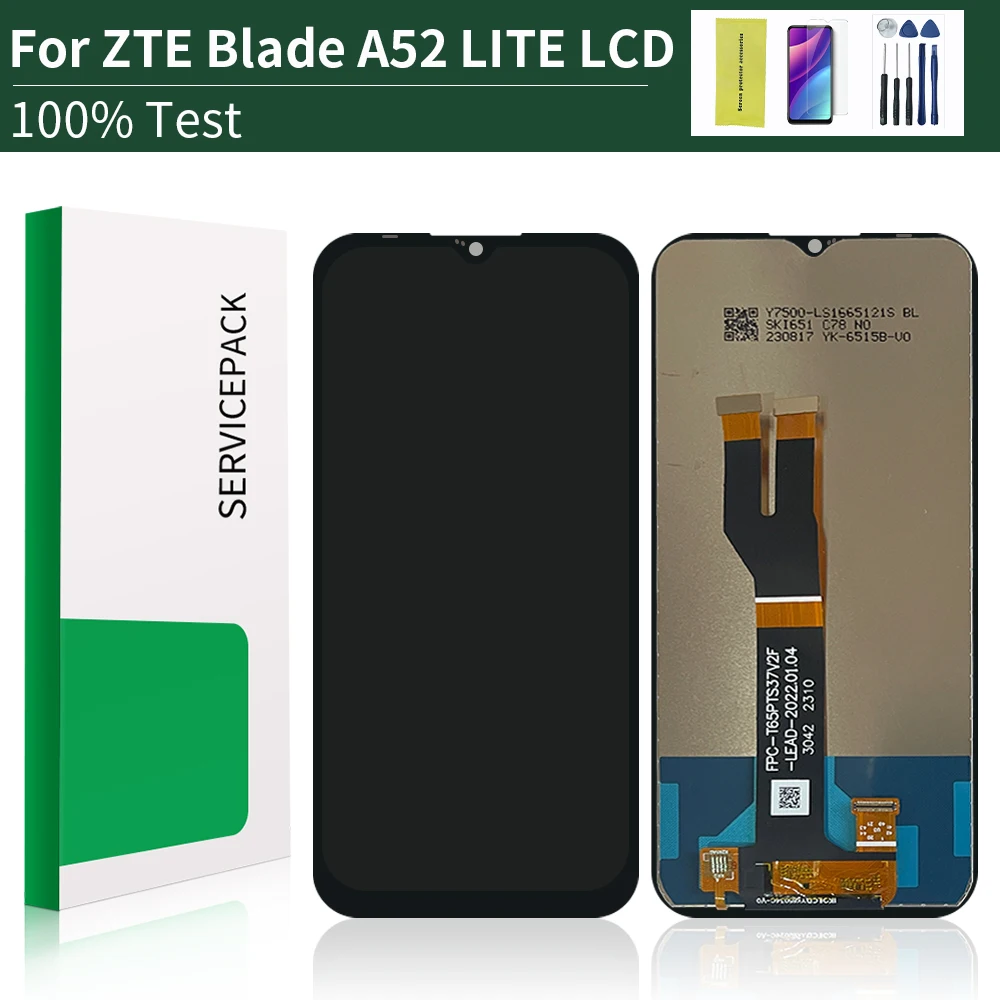 

6,52 "оригинальный запасной ЖК-дисплей для ZTE Blade A52 Lite
