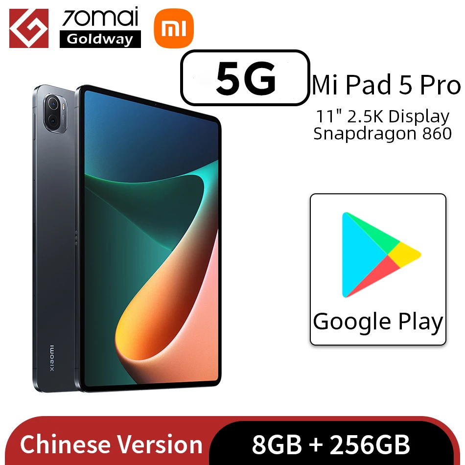 Xiaomi – Tablette Mi Pad 5 Pro 5g, 8 Go 256 Go Rom, Processeur ...