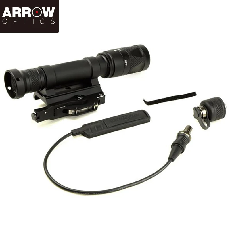 

Flashlight Tactical Weapon Light Flashlight Scout Light Torch Hunting Pictinny Rail Lamp
