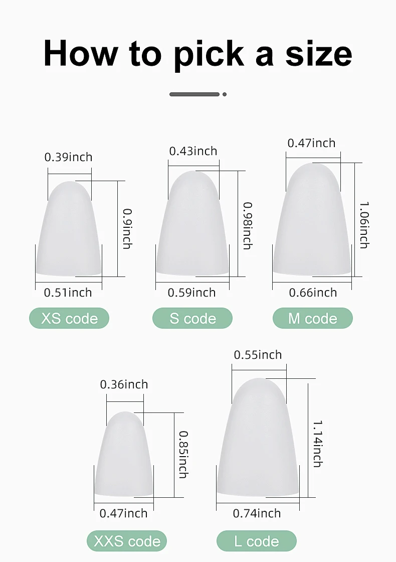 4 teile/satz Silikon Fingers chutz, Gitarre Fingers pitzen schutz, für Ukulele Gitarre, transparente Farbe – Detail 3