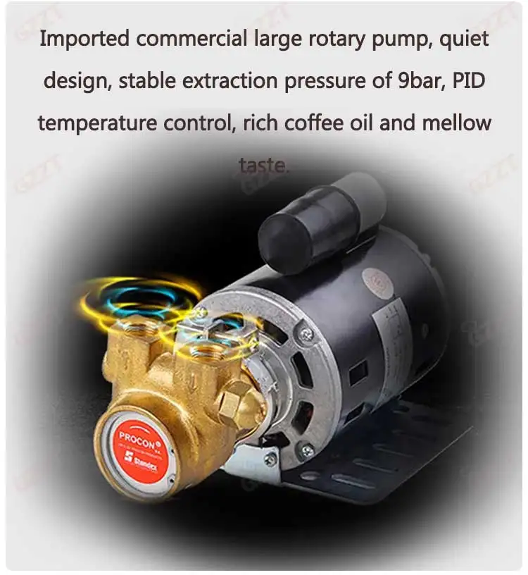 Commercial Espresso Coffee Machine, Semi Automatic Italian Stainless Steel Coffee Machine,Smart Home Appliances - Image 6