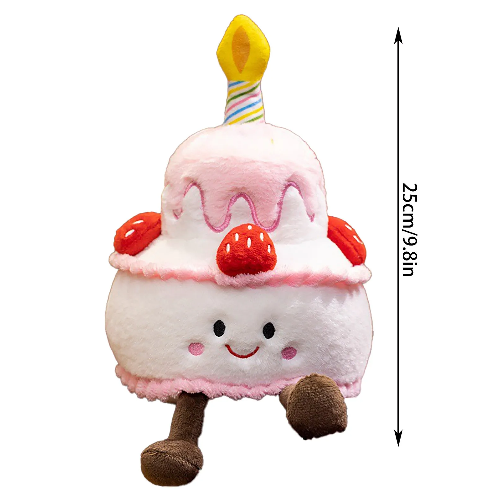 New Birthday Cake Jelly Cat Plush Toy Doll Cake Cloth Puppet Cute Fun Shop Soothing The Doll Valentine'S Festival Birthday Gift