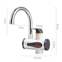 Robinet électrique chauffe-eau affichage de la température chauffe-eau instantané cuisine Machine de chauffage de l'eau sans réservoir 5