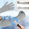 Breathable HPPE Cut Resistant Anti-Puncture Gloves Arm Protection Gloves Arm Sleeve  Long Arm Cover Work Safety Protective 1