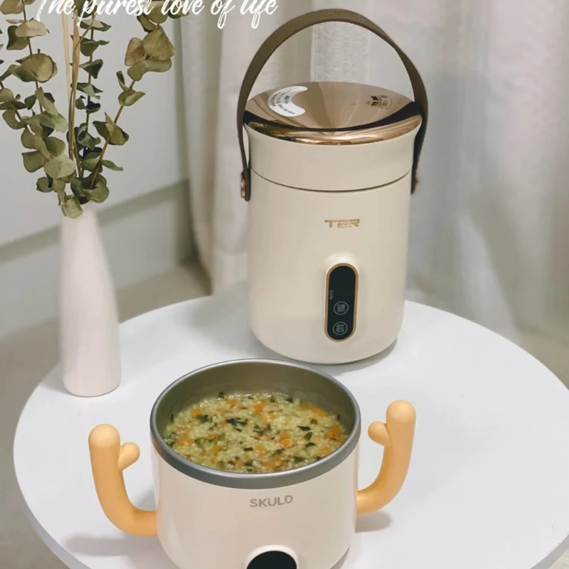 Ter cooking pot small electric stew pot mini portable light food pot  multi-functional health electric stew pot household porridg - AliExpress