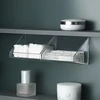 Beveled Organizer Bathroom Organizer Under Bulkhead Sticky Wall Mounted Organizer Space Saving Categorized Organizer Container 2