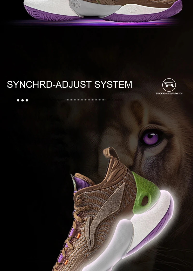 Li-ning masculino yushuai XVIII tênis de basquete profissional boa forro de almofada esportes sapatos de competição tênis abau087