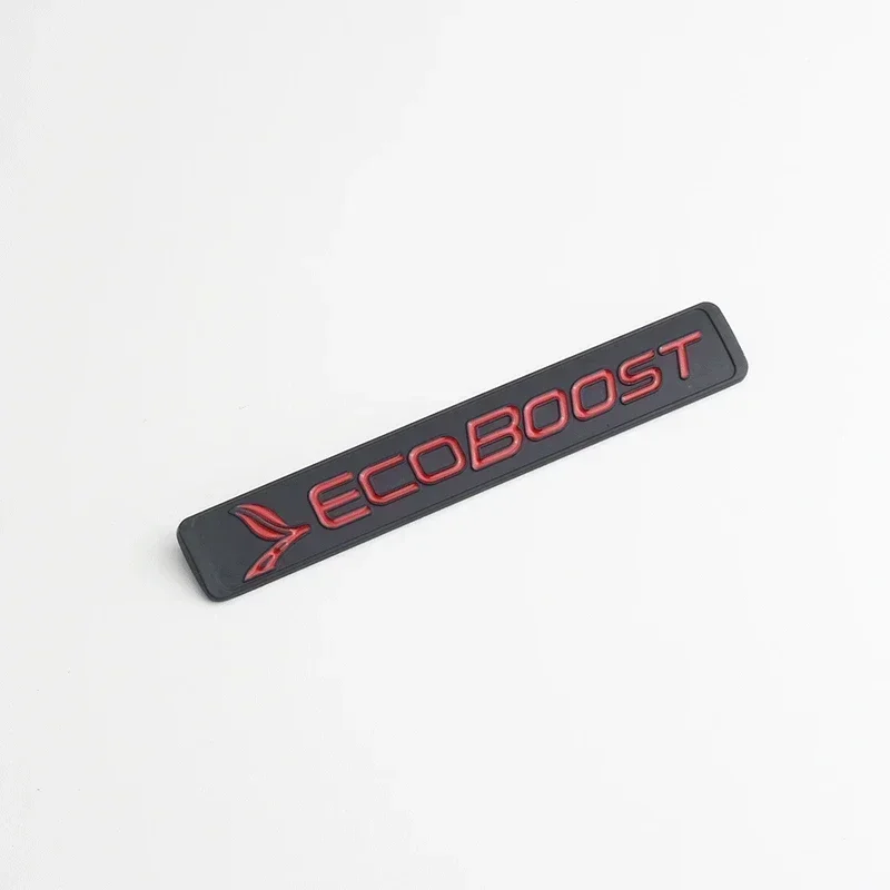 포드 포커스 Fiesta Kuga Escape Mondeo Edge Ecosport 용 3D 금속 Ecoboost 로고 뒷 트렁크 엠블럼 배지 데칼