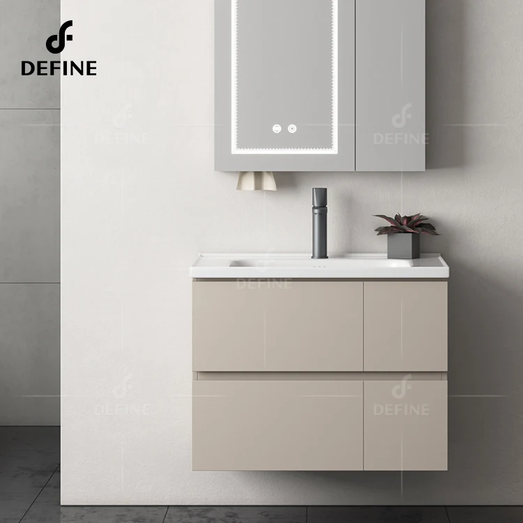 Combining Practicality With Elegant Design Different Size Wall Cabinet Vanity Set For Bathroom Hotel Villa Apartment