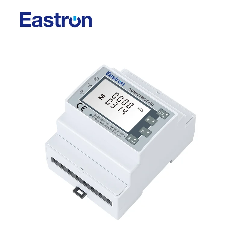 Eastron SDM630MCT-RC Smart Building Electric Meter, Up To 20kA Primary Current LCD Display Rogowski Coil Meter - Image 5