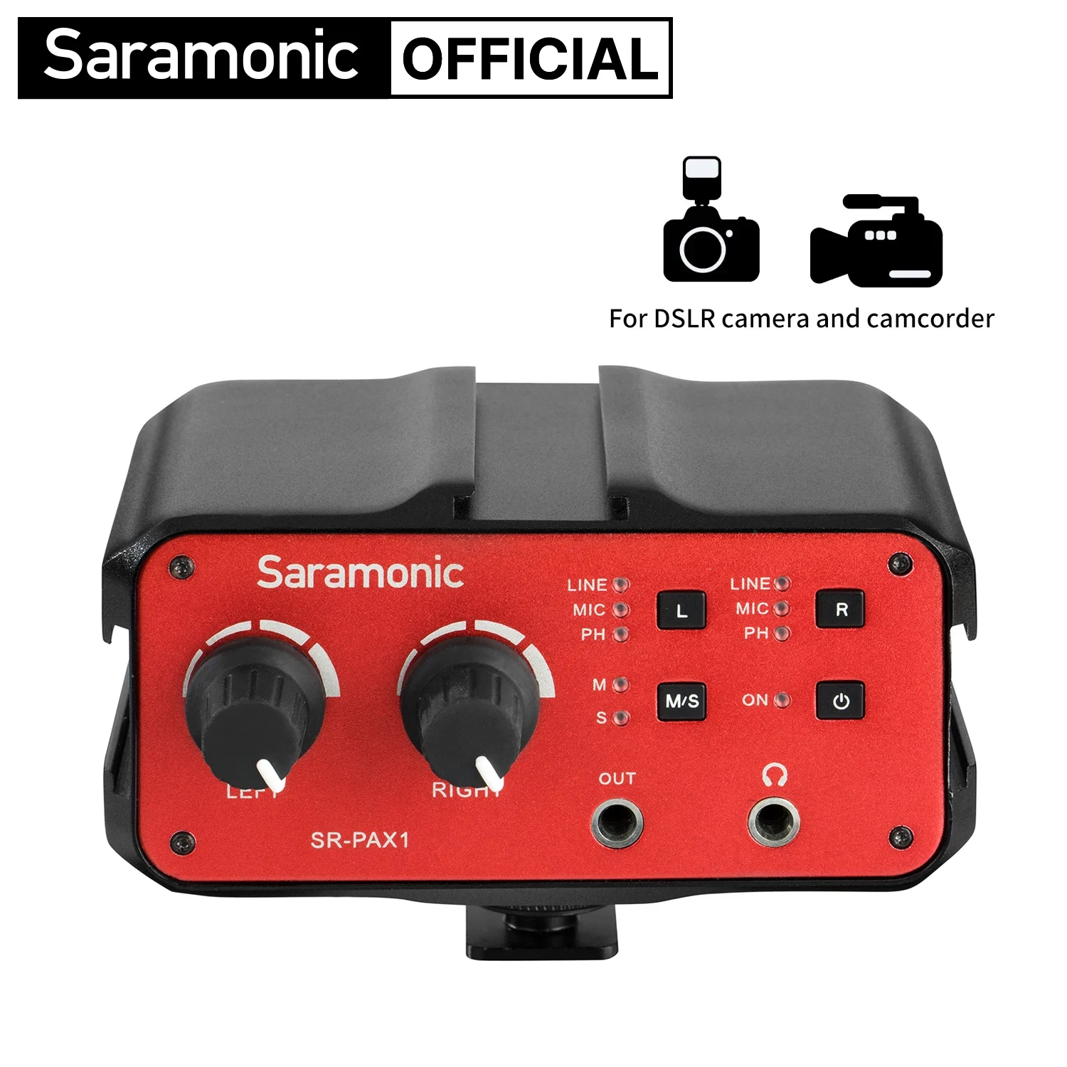 Saramonic SR-PAX1 オーディオミキサー Saramonic SR-PAX1 2-Channel XLR 1/4