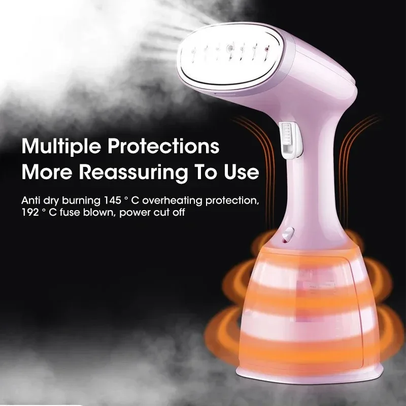 Handheld Garment Steamer 1500W Mini Portable Fast-Heat 280ml Household Vertical Steam Iron For Clothes Ironing 1