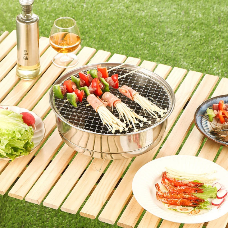 Anman Stainless Steel Grill Pan Suitable for BBQ Kitchen