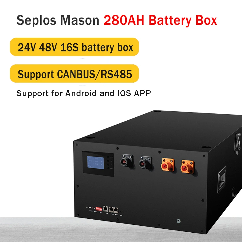 Seplos 24V/48V MASON DIY Unit (Suitable 280Ah Cell)LiFePo4 Battery Case BOX Stack Type Without