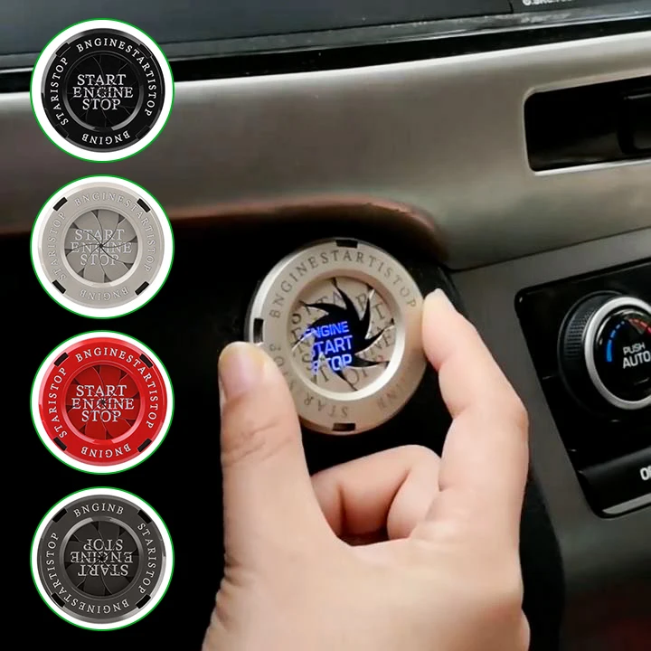 Car Start Button Protection Cover Engine Start Stop Button Cover