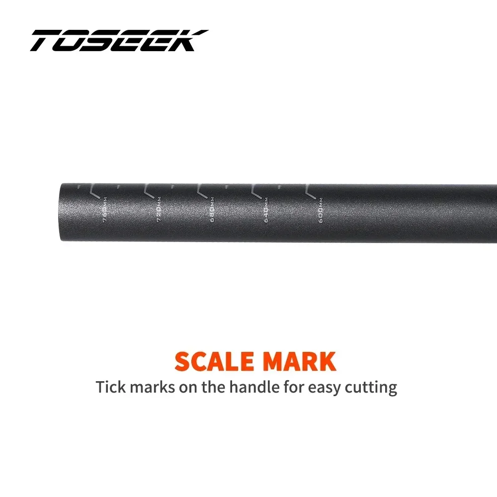 TOSEEK Full Carbon MTB Handlebar 31.8MM Mountain Bike Handlebar 700/720/740/760/780MM Carbon Mountain Bicycle Flat Bar