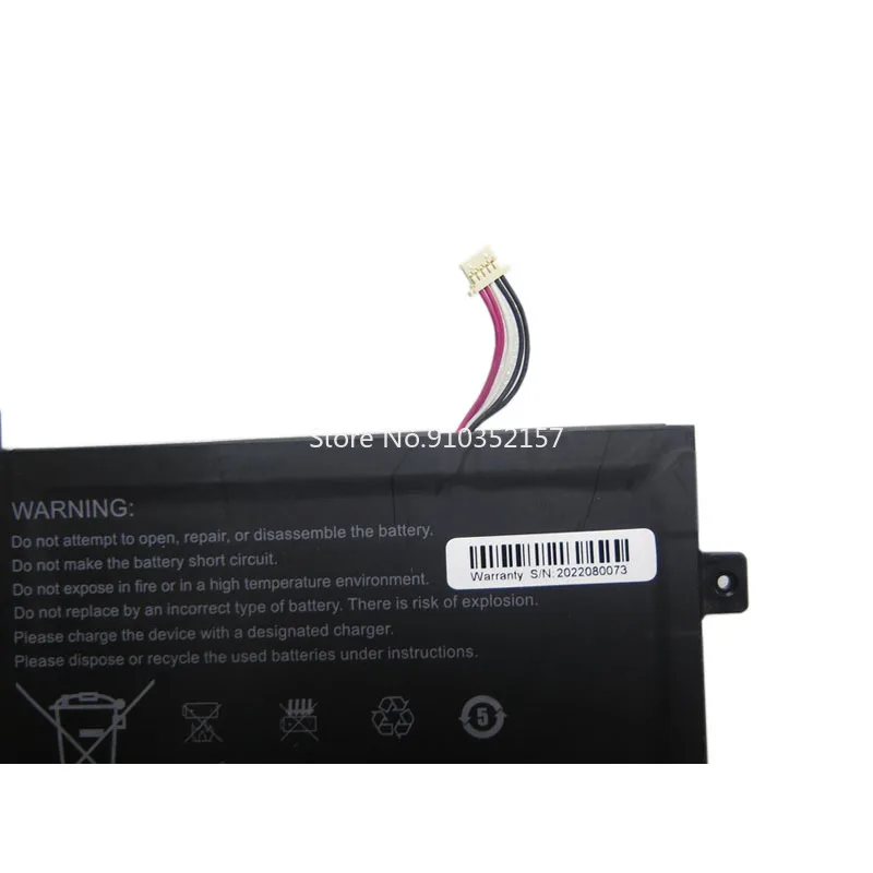 Bateria de Substituição para Gateway Nv42671212s 7.4v 5000mah 37wh U3576127pv-2s1p 7.6v 5000mah 38wh 5pin Novo - Imagem 5
