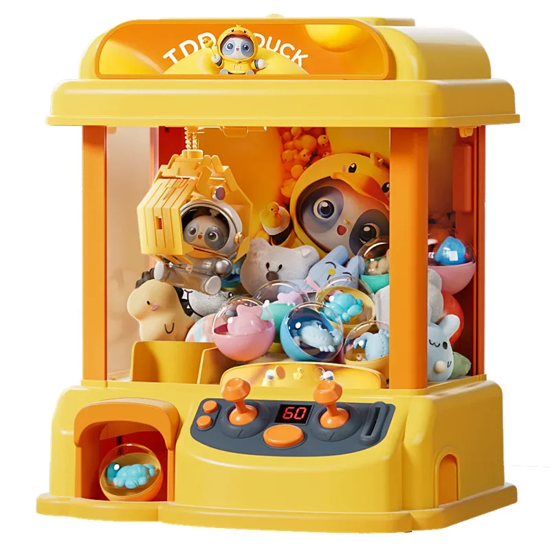 Doll Machine Coin Operated Play Game Mini Claw Catch Toy Machines Dolls Maquina dulces Children Interactive Toys Birthday Gifts 5