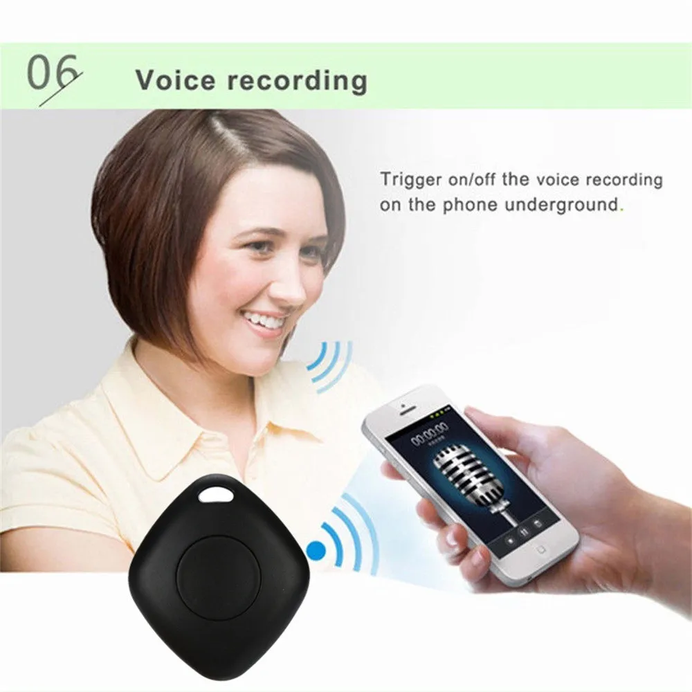 Locator Device Wireless Alarm Tracker Smart Tag GPS Key Bluetooth Anti-lost Finder gps tracker gps locator key finder anti lost tracker bluetooth tracker bluetooth gps tracker bluetooth finder anti lost alarm GPS Tracker Items
