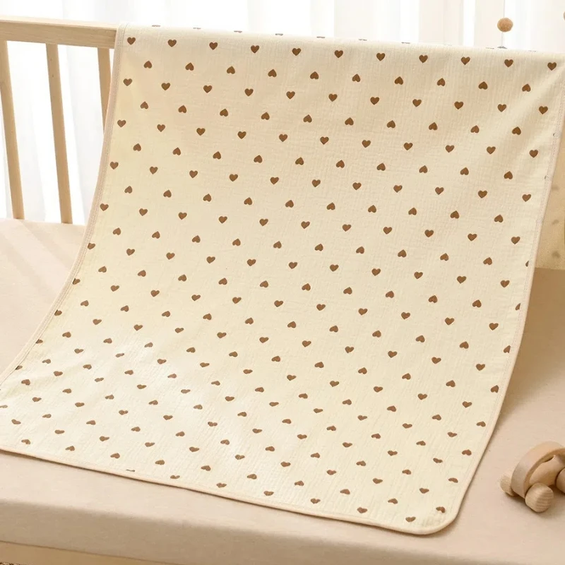 Waterproof Washable Mattress Urine Mat for Baby Toddlers Cute Cartoon Bed Protector Diaper Bedding Urine Pads Cloth Breathable