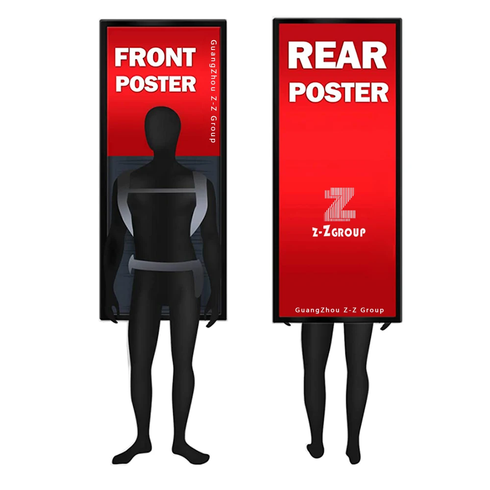 

Backpack billboard new walking logo LCD screen mobile