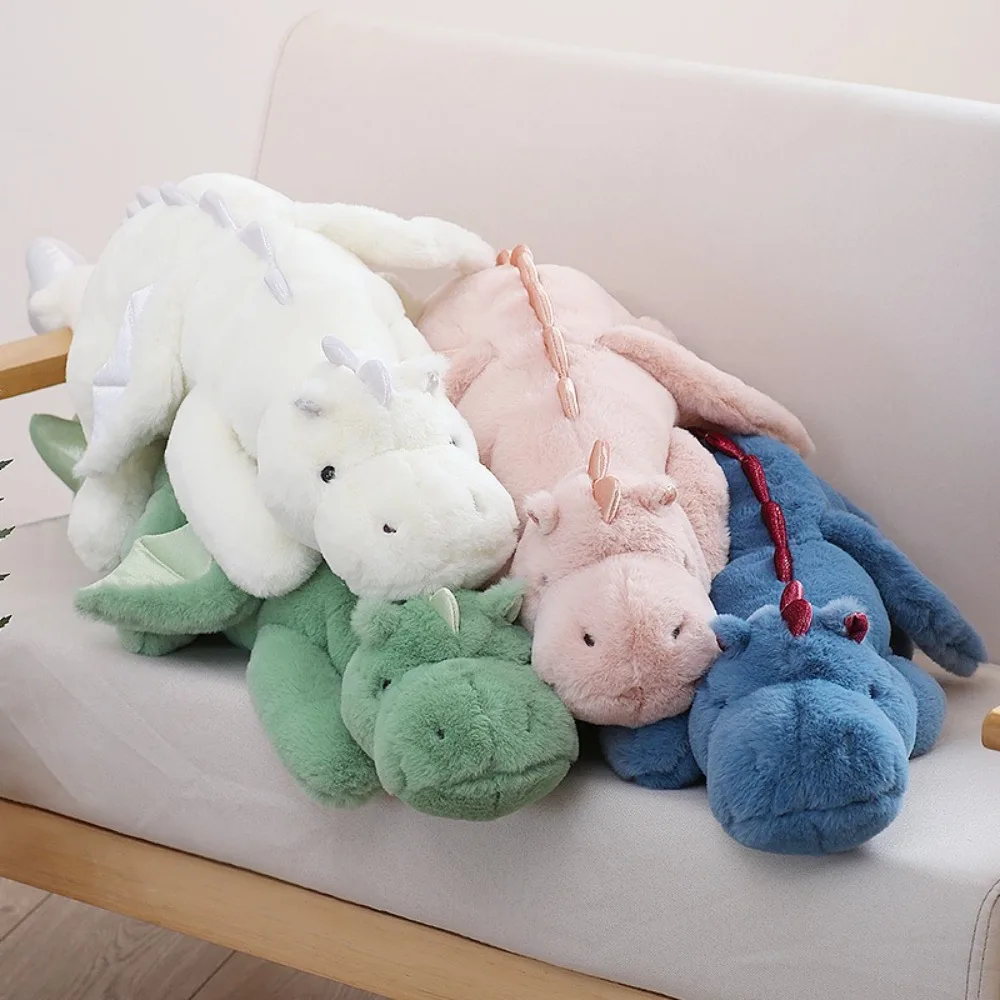 Cartoon 70/110cm Plush Pillow Tyrannosaurus with Flying Wings Flying Dragon Doll Sleep Pillow Animal Stuffed Kids