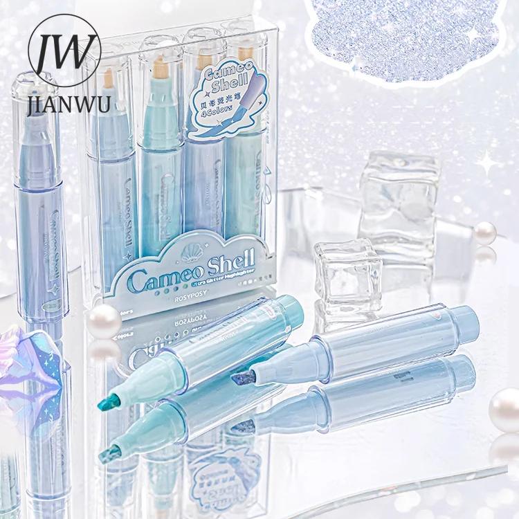 JIANWU 4 Pcs/set Clear Color Write Smoothly Burst Motherofpearl