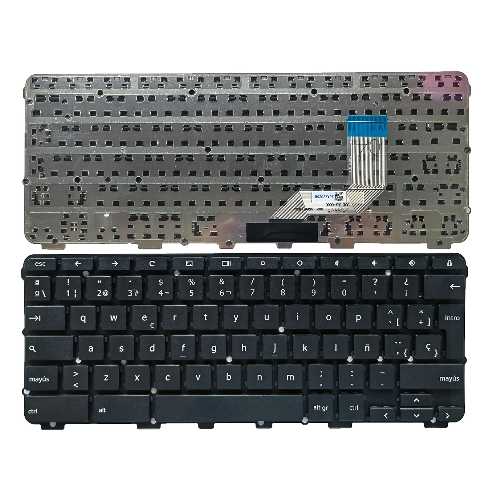

Испанская клавиатура для LENOVO YOGA N24 Chromebook 100e 500e N3350