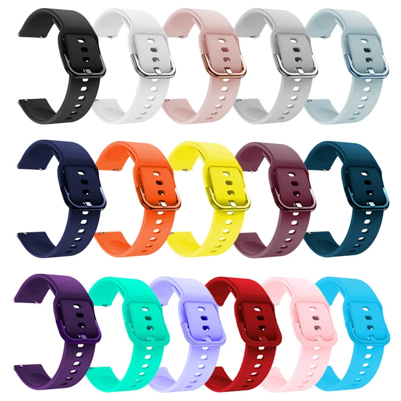 Breathable Soft Sports Silicone Watch Strap - Universal Fit