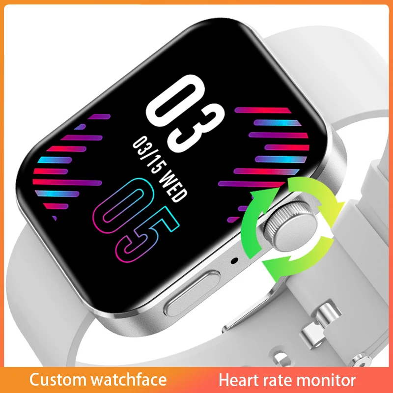 

Smart Watch Men Women Bluetooth Call Message Push Bracelet Heart Rate Sleep Monitor Music ports Fitness Smartwatch for XIAOMI