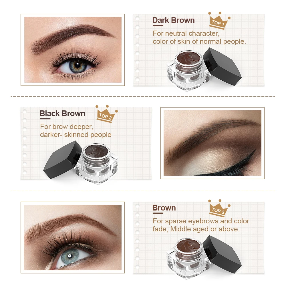 Tattoo Ink Color Microblading Pigment Paint For Lip Eyeliner Permanent Makeup Microblading Eyebrow Pen Tattoo Inks Accessory