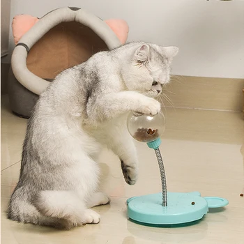 Pet Puzzle Food Leaking Ball Toy Cat Dog Interactive Treat Leaking Toy Catnip Slow Cat Dog Feeder Fun Pet Products Accessories 1