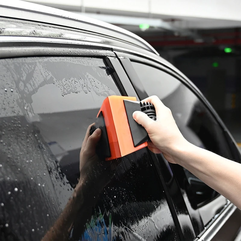 Scraper Soft Silica Rubber Squeegee Tint Tool Glass Water Wiper Car Styling Sticker Accessory Window Film Card Squeegee