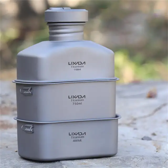 Titanium Water Bottle Outdoor Cups Set - Image 4