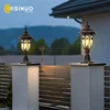 Outdoor Post Light Waterproof Pole Lantern Lighting Fixtures E27 Anti Rust Aluminum Street Lamp for Garden walkway Patio Pathway 1