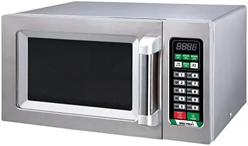 

Commercial-Grade Microwave Oven, 9 Cubic Feet, Silver Home appliance Hogar y cocina Home applicances Home applicances Hogar y co