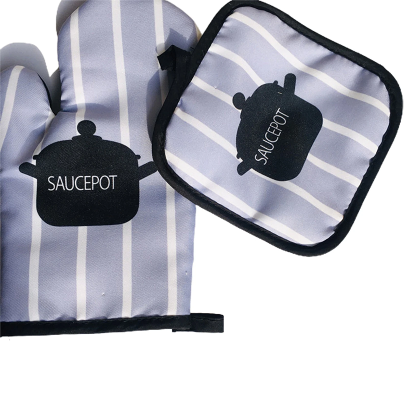 

High Heat Resistant Oven Gloves And Potholders Come With Rope Design Perfect Gift For Friends And Family