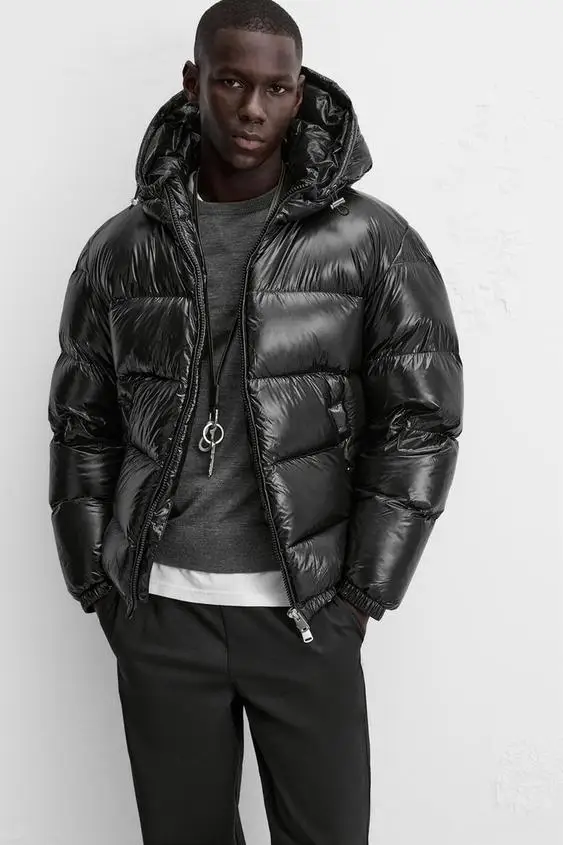 Women Parka Hooded Long Sleeve Solid Parkas Spliced Outerwear Jackets Cardigan Coat Zipper Pockets High Street Winter 2025