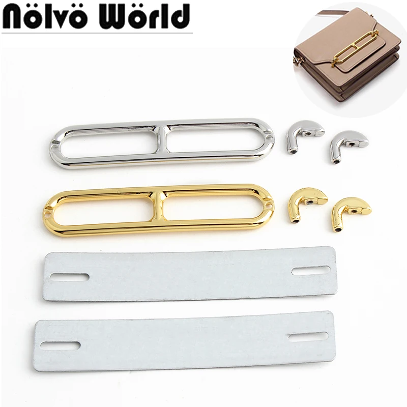 4-10Sets High Quality Metal Clasp Turn Locks For Handbag Purse Bags Shoulder Hanger Lock Buckle Hardware Accessories Wholesale