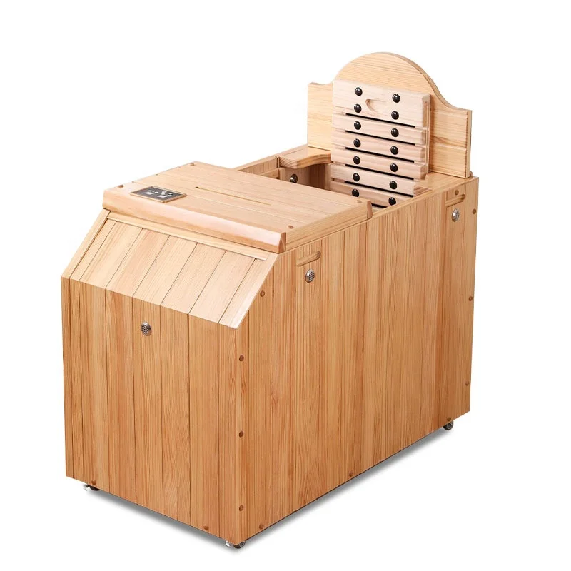 Sauna Mobile Tradizionale Portatile All'Aperto Del Vapore Dell'Ozono Di Legno Della Mini Casa