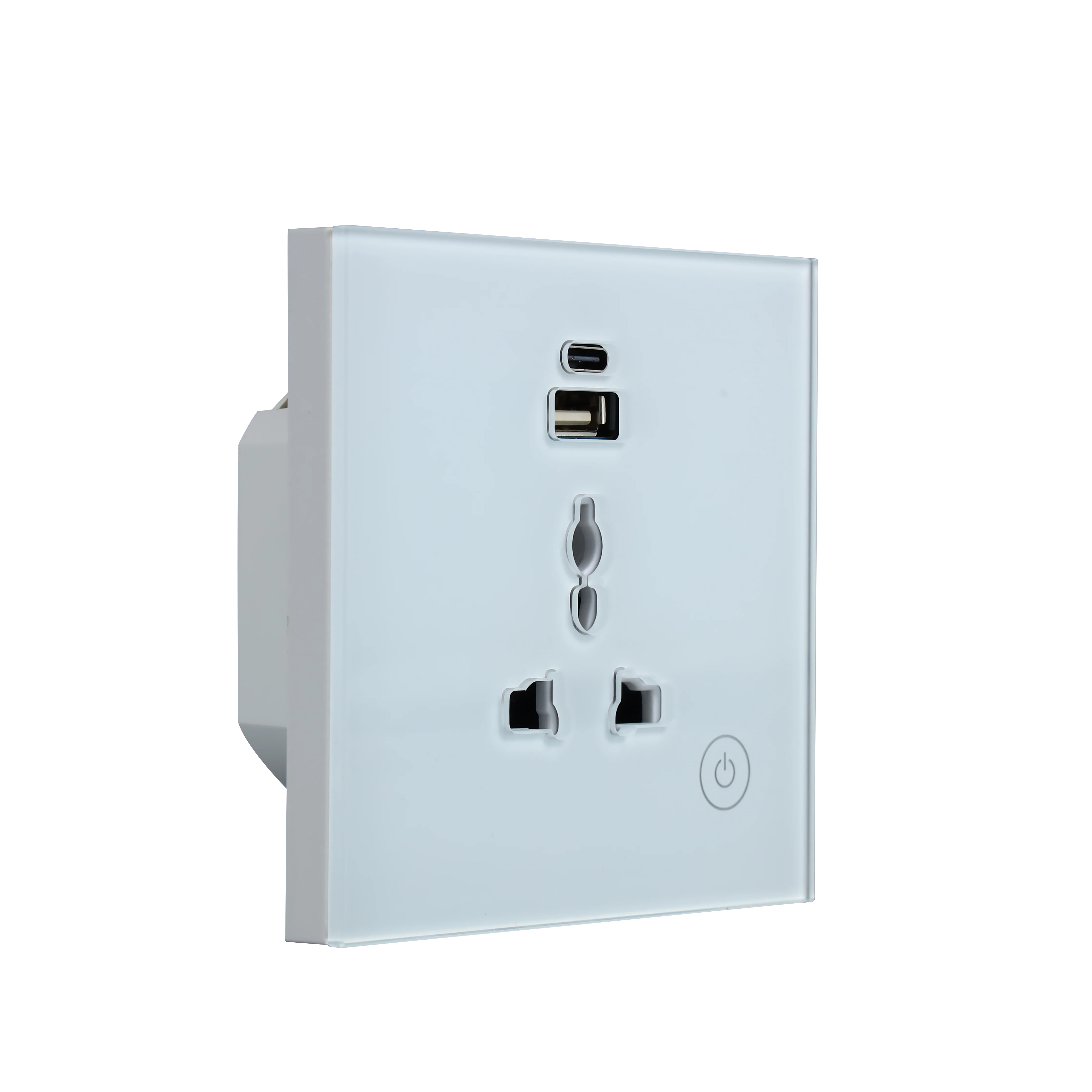 Alexa Google Voice Smart Home Tuya WIFI Control Wall Socket with USB Port Universal Electrical Plug Power US / UK Smart Switch