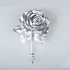 Resin Rose Flower/Heart /Dress Shaped Wall Mounted Hooks Vintage Hat Coat Robe Key Hooks Door Bathroom Towel Clothes Rack Hanger 3