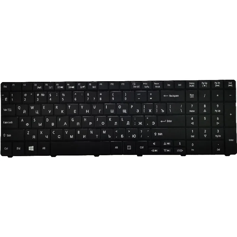 New Russian laptop keyboard for Acer aspire E1-571 E1-571G E1 E1-521 E1-531 E1-531G TM8571 MP-09G33SU-698 PK130DQ2A04 RU