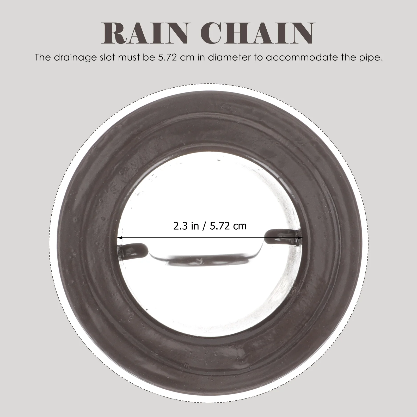 Rain Chain Fitting Replacement Chains Parts Alloy Drainer Garden Accessory Metal Adapter Decor