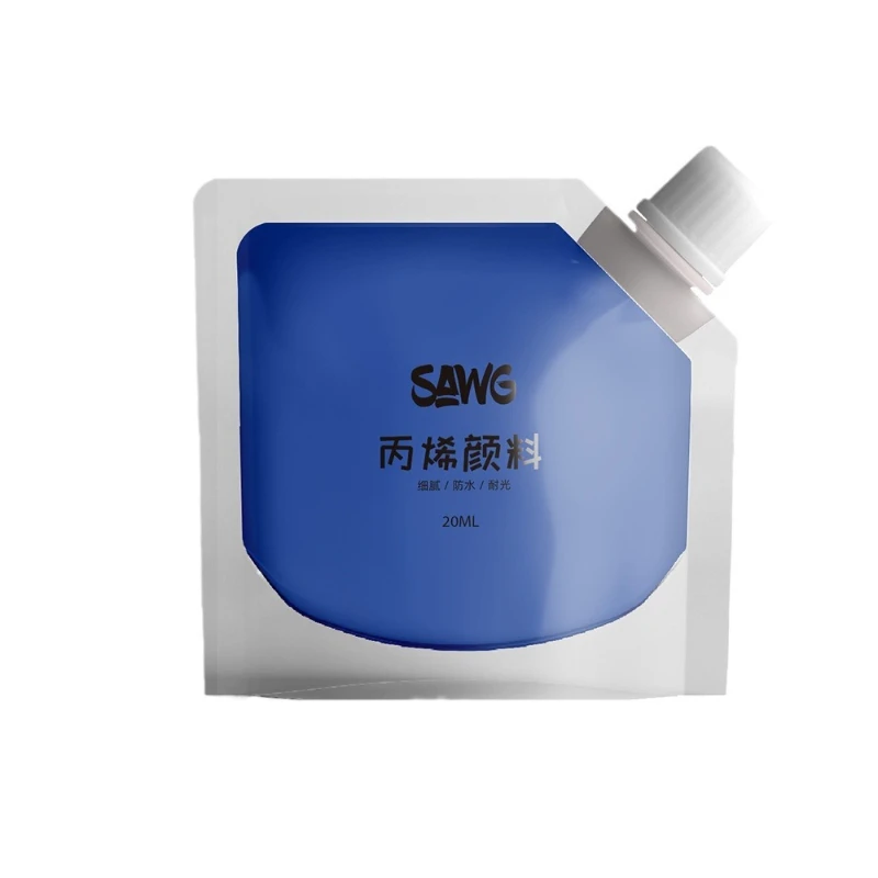 20ml 진주 빛 금속 아크릴 안료 방수 빠른 건조 손으로 그린 ??낙서에 대한 페이딩 없음 DIY 수제 삽화