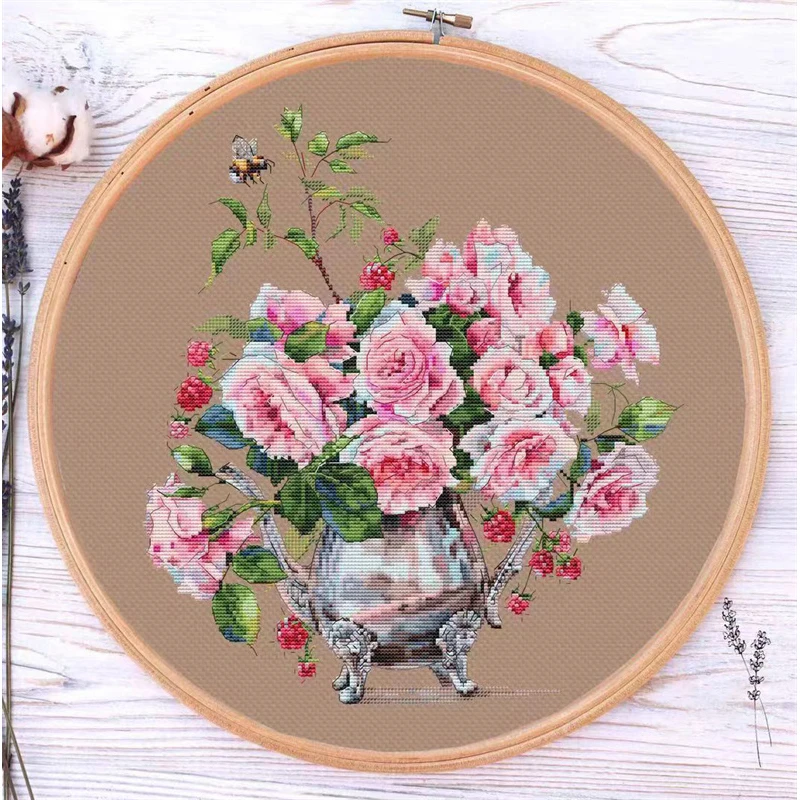 ZZ9045 DIY Homefun Cross Stitch Kit Packages Counted Cross-Stitching Kits New Pattern NOT PRINTED Cross stich Painting Set