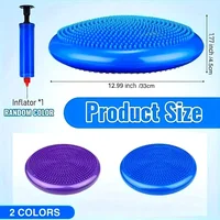 Inflatable Balance Pad Yoga Massage Fitness Ball Ankle Circle Disk round Mat Exercise And Entertainment Chinese Origin