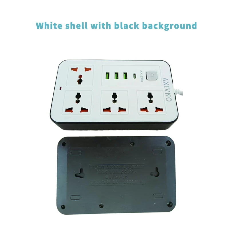 توصيلة كهرباء مع منافذ USB